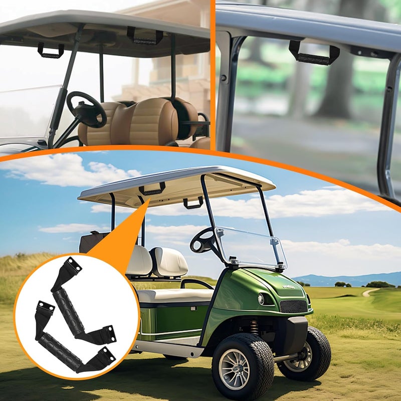 CHolic 2 Pack Universal Golf Cart Soft Grab Handle Compatible with Club Car, EZGO, Yamaha, XSeries with Versa Triple Track Tops Only - Image 5